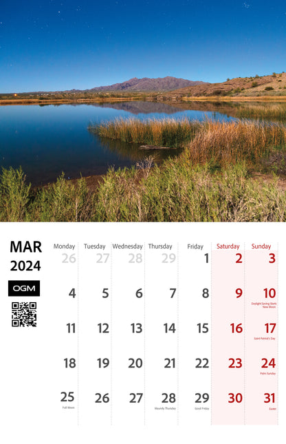 2024 Lake Havasu City Scenic Calendar