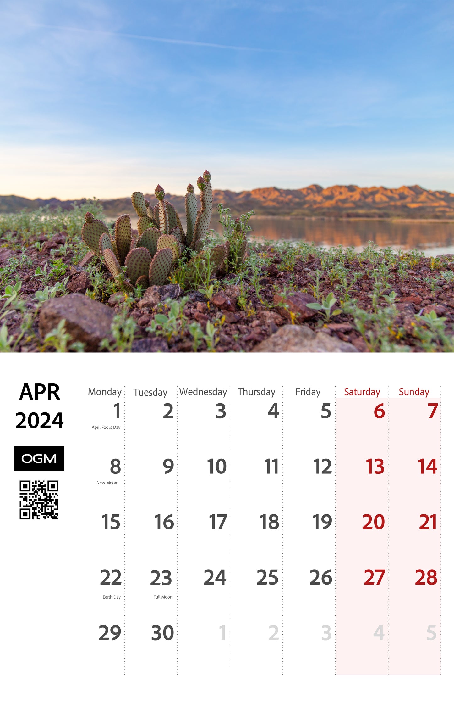 2024 Lake Havasu City Scenic Calendar