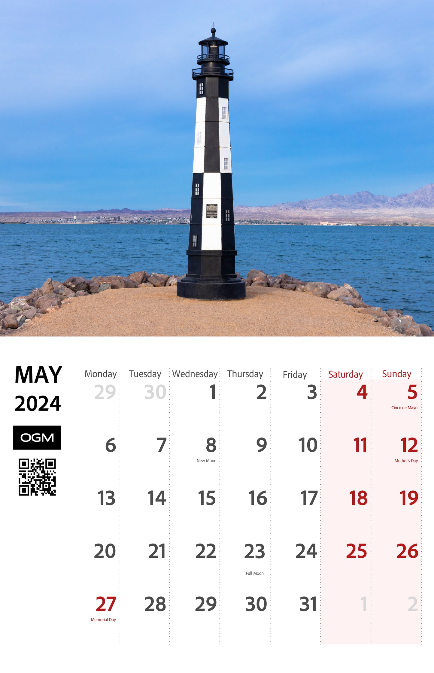 2024 Lake Havasu City Scenic Calendar