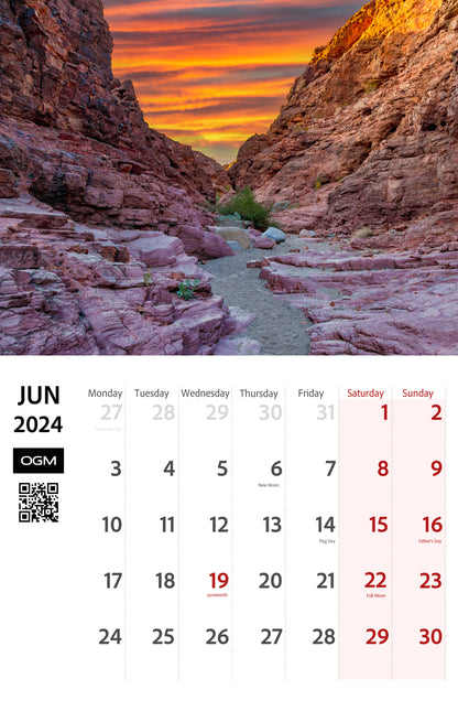 2024 Lake Havasu City Scenic Calendar